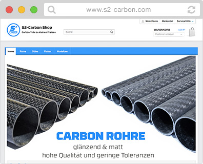 S2-Carbon.com Screenshot